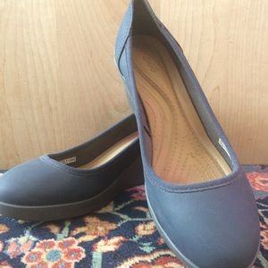 Slate Blue Wedge Heels by Crocs